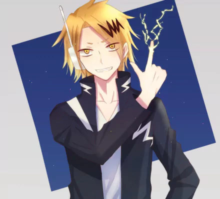 Denki Kaminari Anime My Hero Academia HD Desktop Wallpaper | Background Image