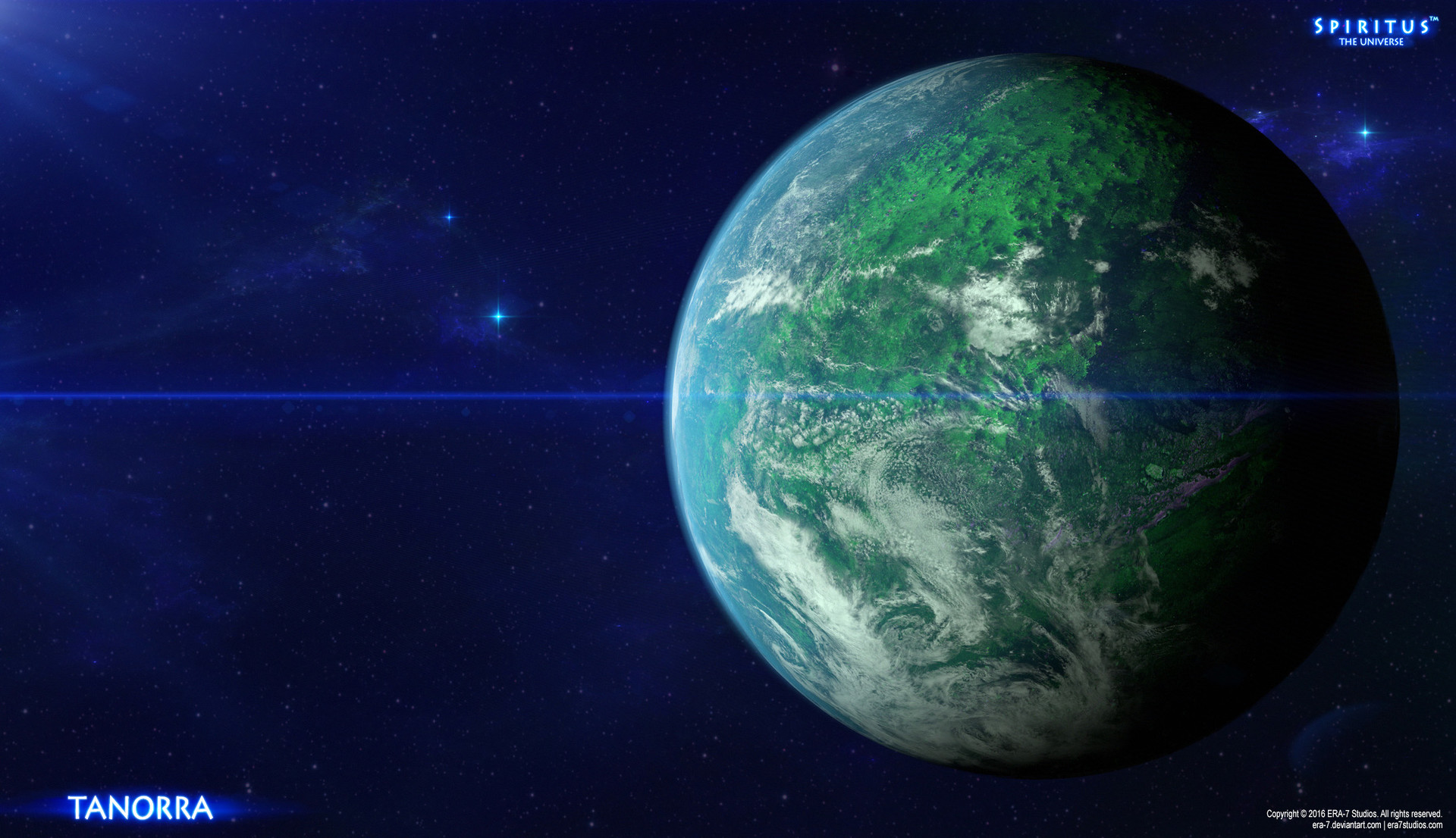 Download Sci Fi Planet HD Wallpaper by Yuliya Zabelina