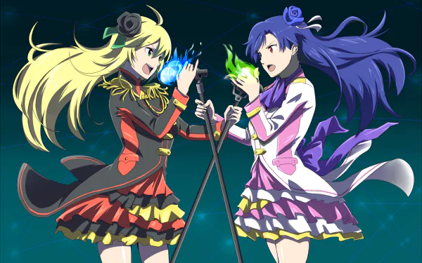 Miki Hoshii Chihaya Kisaragi Anime The iDOLM@STER HD Desktop Wallpaper | Background Image