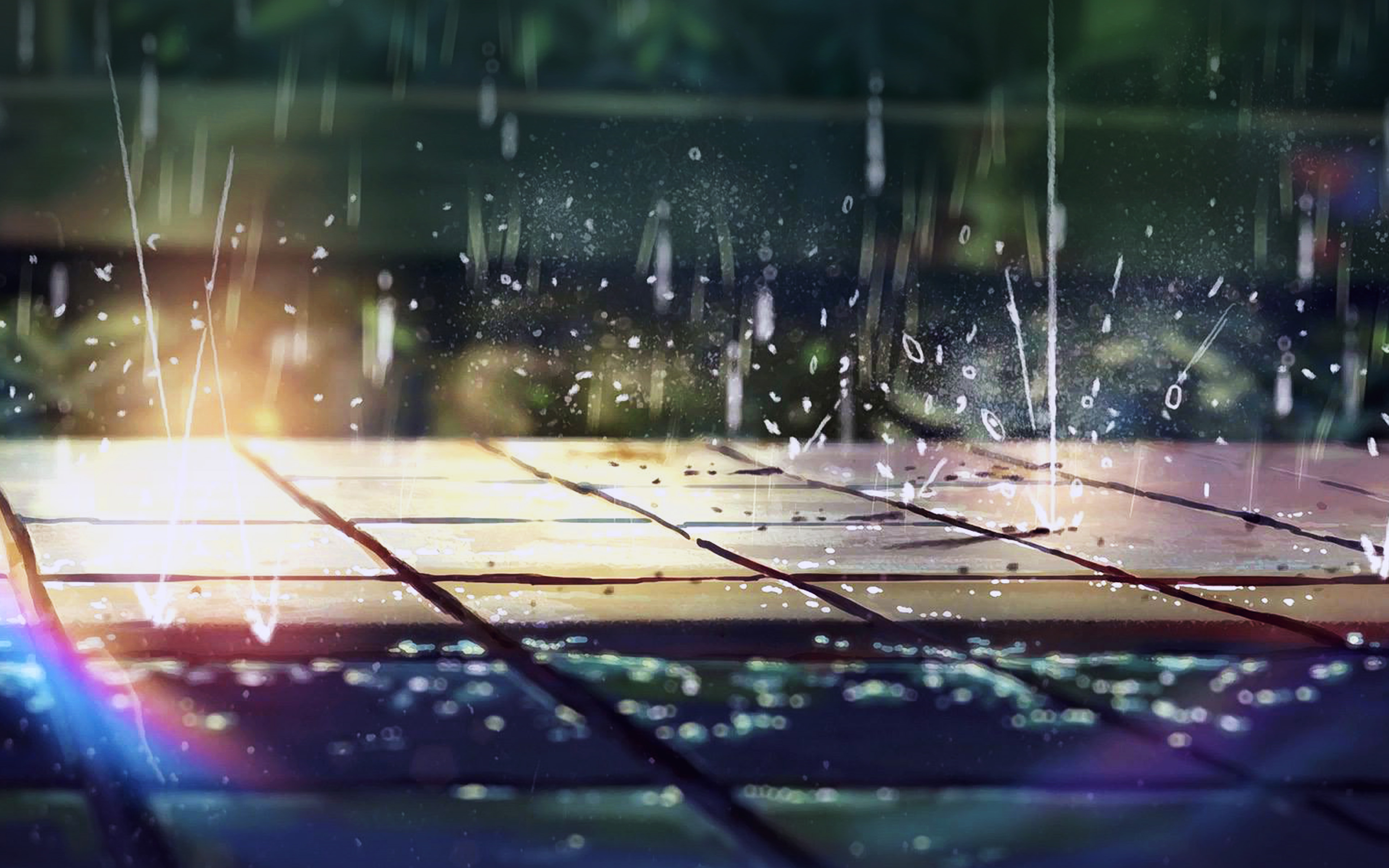 4K Anime Rain Wallpapers | Hintergründe