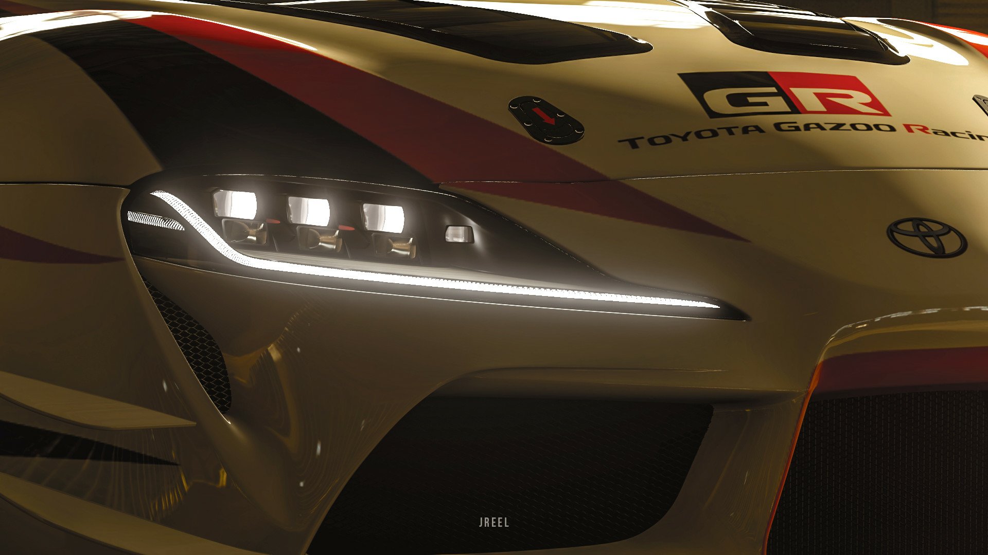 Download Toyota GR Supra Video Game Gran Turismo Sport HD Wallpaper by JREEL