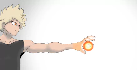 Katsuki Bakugou Anime My Hero Academia HD Desktop Wallpaper | Background Image