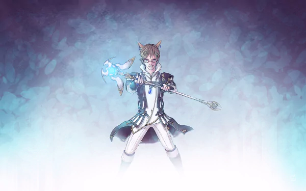 Miqo'te (Final Fantasy) video game Final Fantasy XIV: A Realm Reborn HD Desktop Wallpaper | Background Image