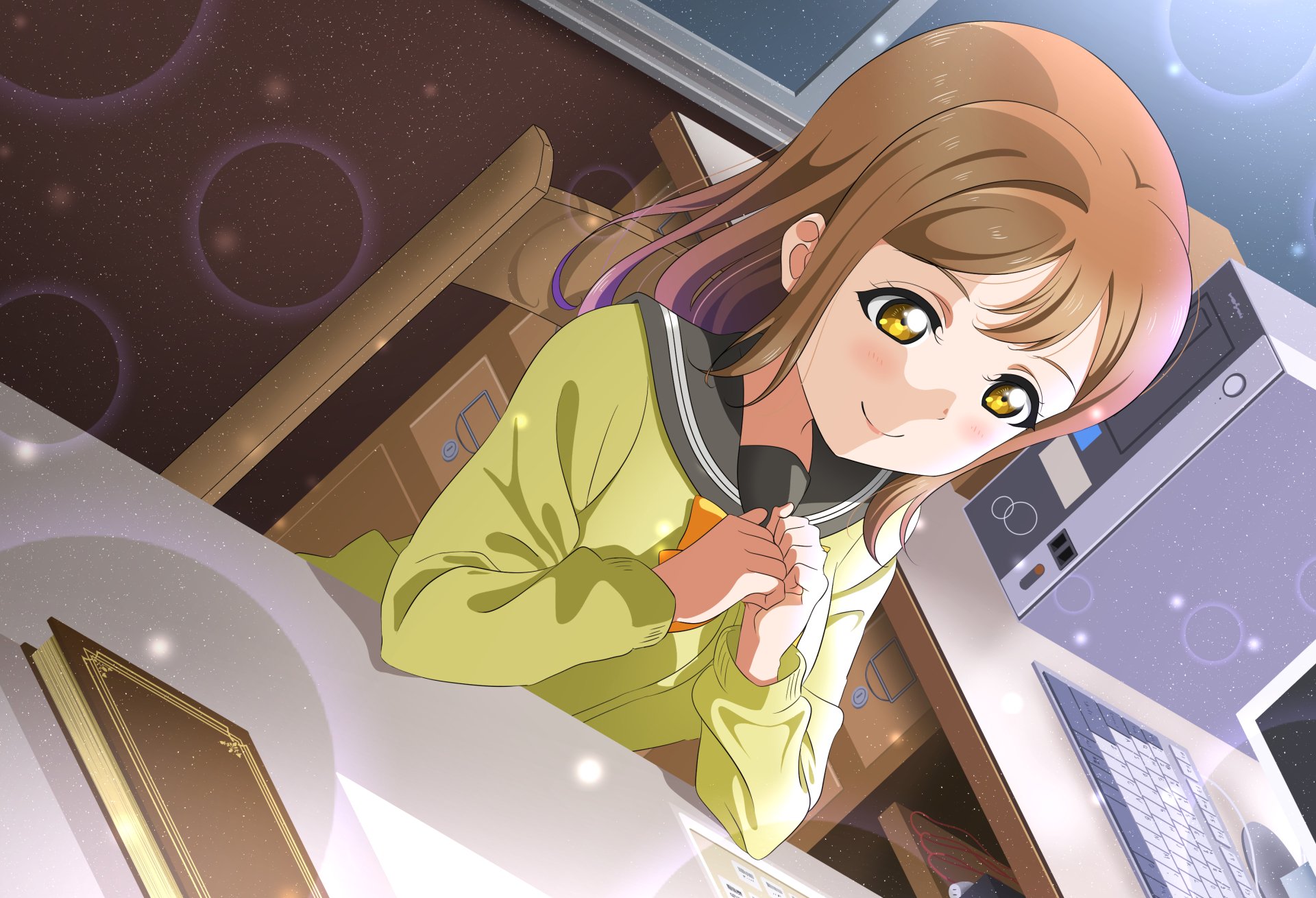 Download Hanamaru Kunikida Anime Love Live! Sunshine!! HD Wallpaper by イサミ丼