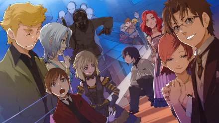 Ennis (Baccano!) Illness (Baccano!) Sylvie Lumiere Huey Laforet Firo Prochainezo Elmer C. Albatross Czeslaw Meyer Claudia Walken Charon Walken Anime Baccano! HD Desktop Wallpaper | Background Image