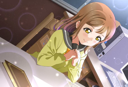 Hanamaru Kunikida Anime Love Live! Sunshine!! HD Desktop Wallpaper | Background Image