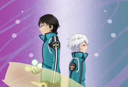 Osamu Mikumo Yūma Kuga Anime World Trigger HD Desktop Wallpaper | Background Image