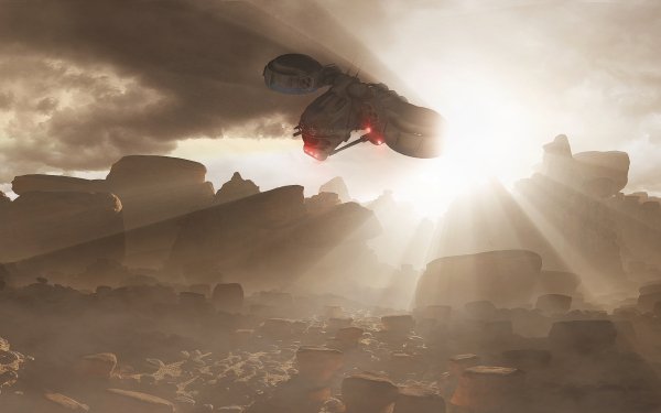 Sci Fi Spaceship HD Wallpaper | Background Image