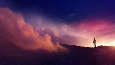 man alone HD Desktop Wallpaper | Background Image