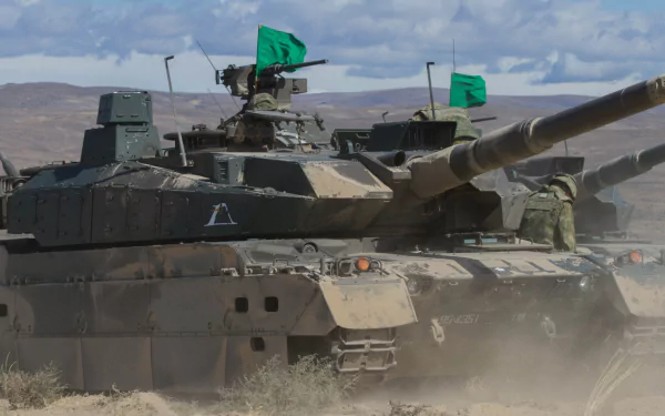 Japanese Ground Self Defense Force tank Mitsubishi Heavy Industries military Type 10 Hitomaru HD Desktop Wallpaper | Background Image