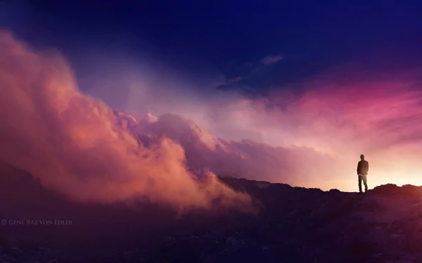 man alone HD Desktop Wallpaper | Background Image