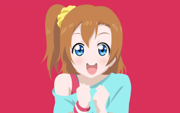 Honoka Kousaka Anime Love Live! HD Desktop Wallpaper | Background Image