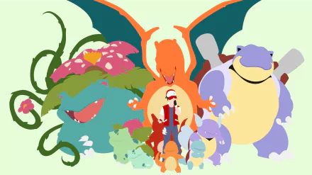 video game Pokemon: Red and Blue HD Desktop Wallpaper | Background Image