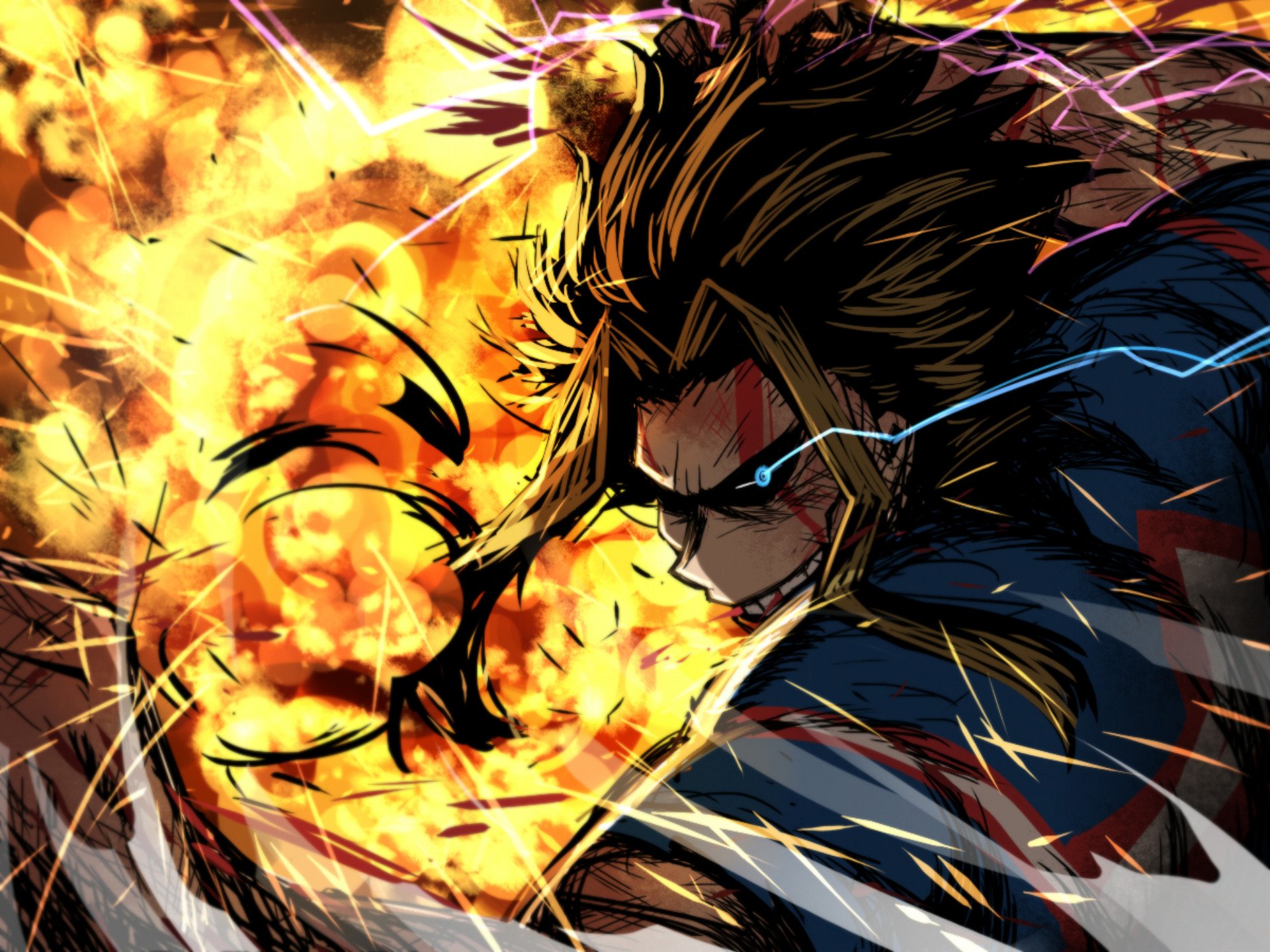 Download All Might Toshinori Yagi Anime My Hero Academia HD Wallpaper