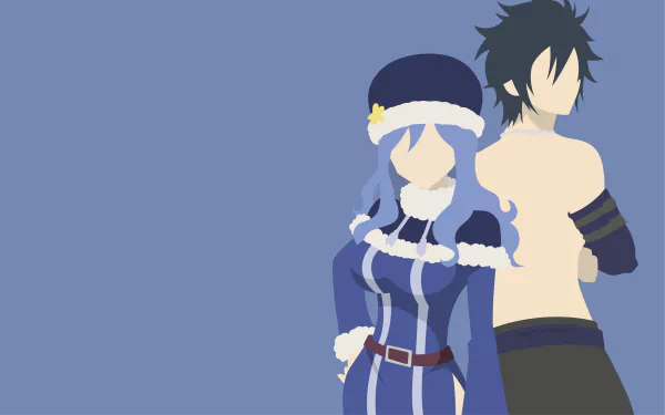 Juvia Lockser Gray Fullbuster Anime Fairy Tail HD Desktop Wallpaper | Background Image