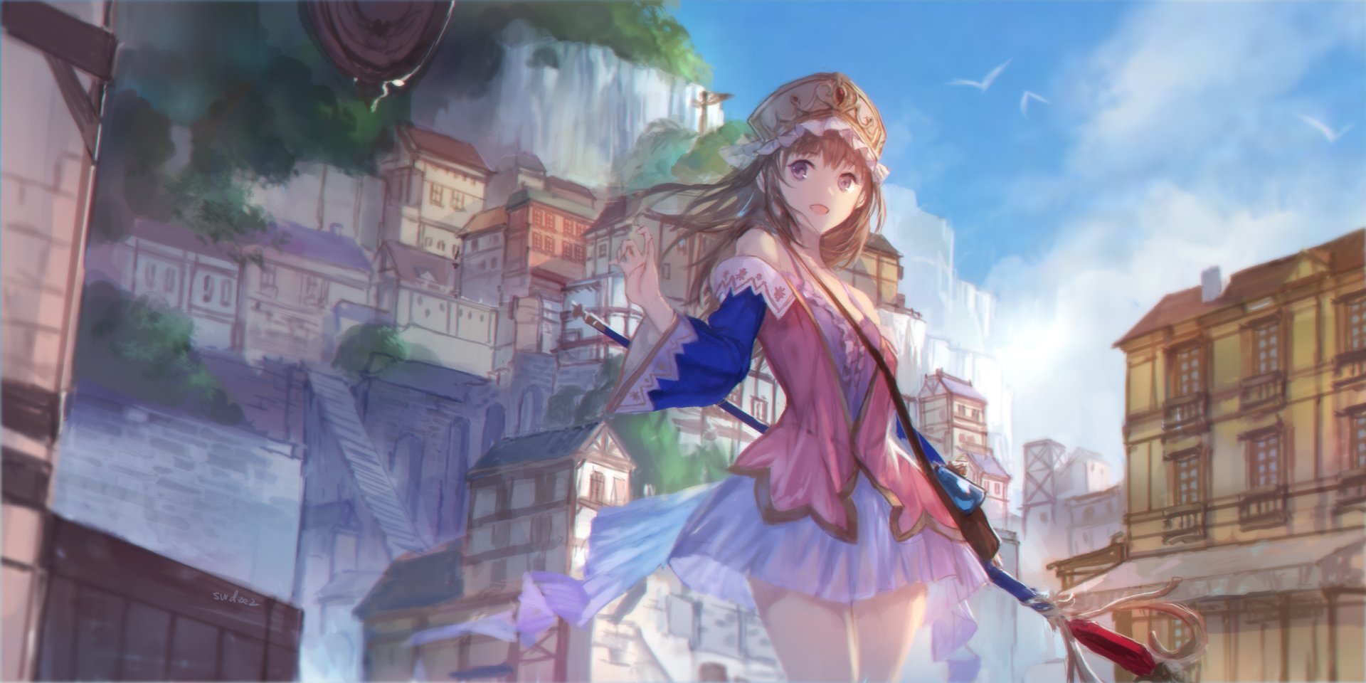 Download Totooria Helmold Video Game Atelier Rorona HD Wallpaper by swd3e2