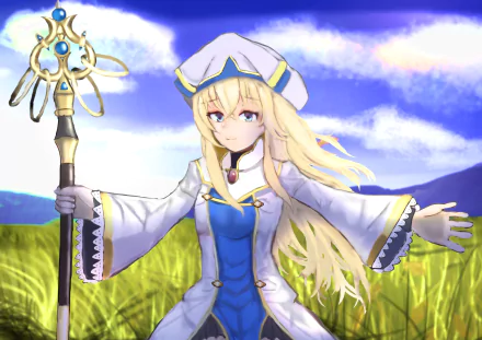 Priestess (Goblin Slayer) Anime Goblin Slayer HD Desktop Wallpaper | Background Image