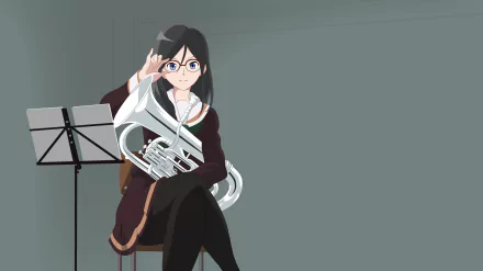 Asuka Tanaka Anime Sound! Euphonium HD Desktop Wallpaper | Background Image