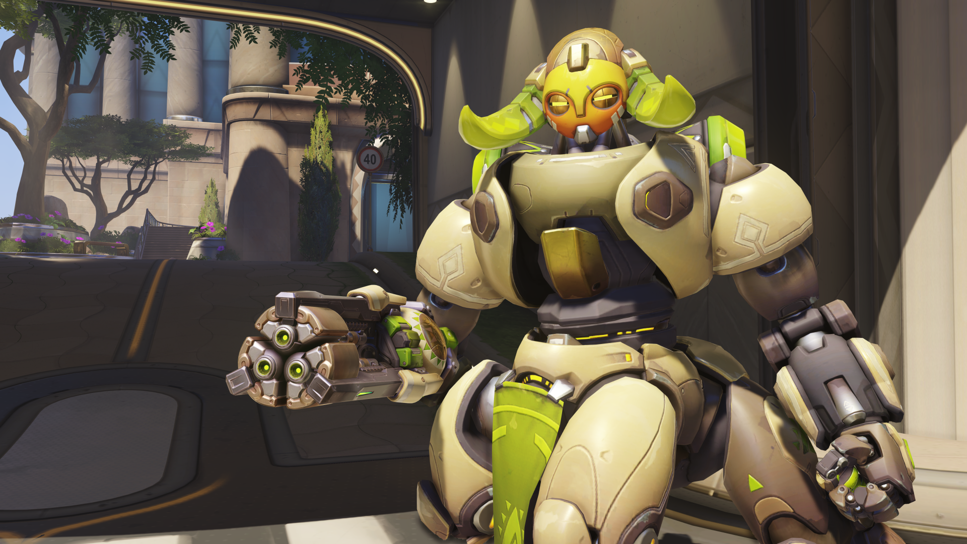 Download Orisa (Overwatch) Video Game Overwatch 4k Ultra HD Wallpaper