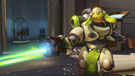 Orisa (Overwatch) video game Overwatch HD Desktop Wallpaper | Background Image