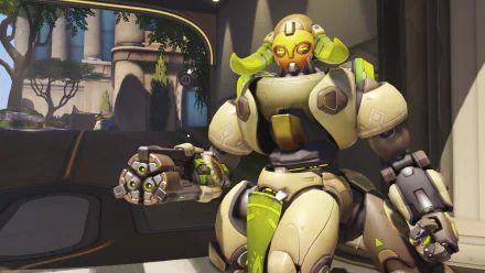 Orisa (Overwatch) video game Overwatch HD Desktop Wallpaper | Background Image