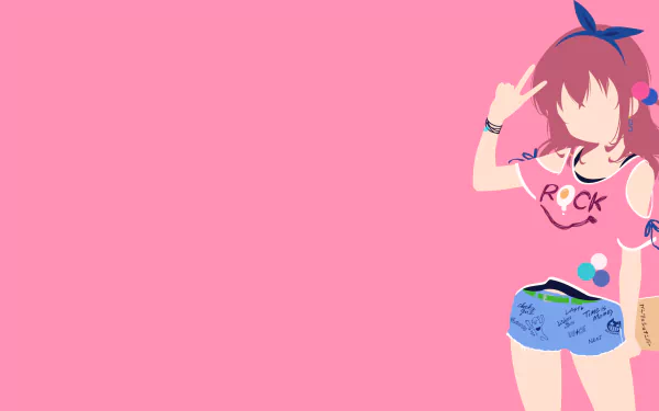 Chitose Karasuma Anime Girlish Number HD Desktop Wallpaper | Background Image