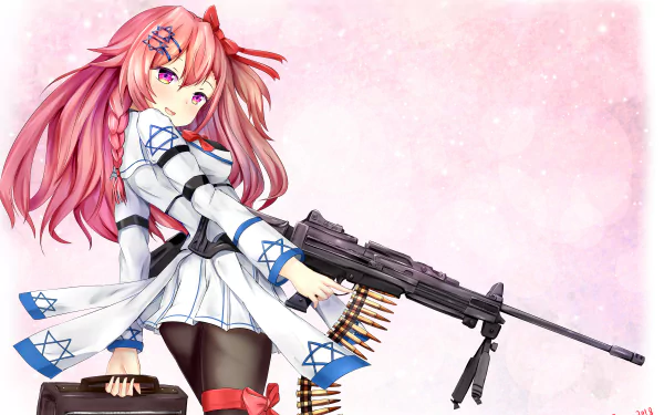 Negev (Girls Frontline) video game Girls Frontline HD Desktop Wallpaper | Background Image