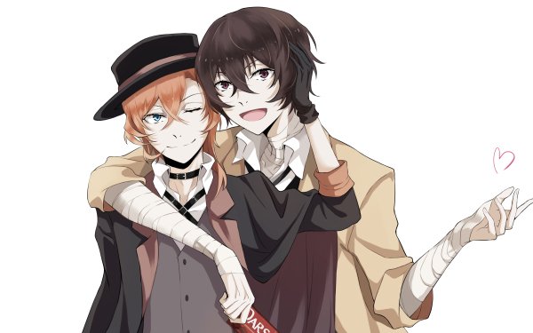 Anime Bungou Stray Dogs Osamu Dazai Chuuya Nakahara HD Wallpaper | Background Image