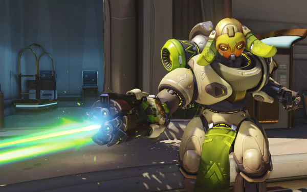 Orisa (Overwatch) video game Overwatch HD Desktop Wallpaper | Background Image