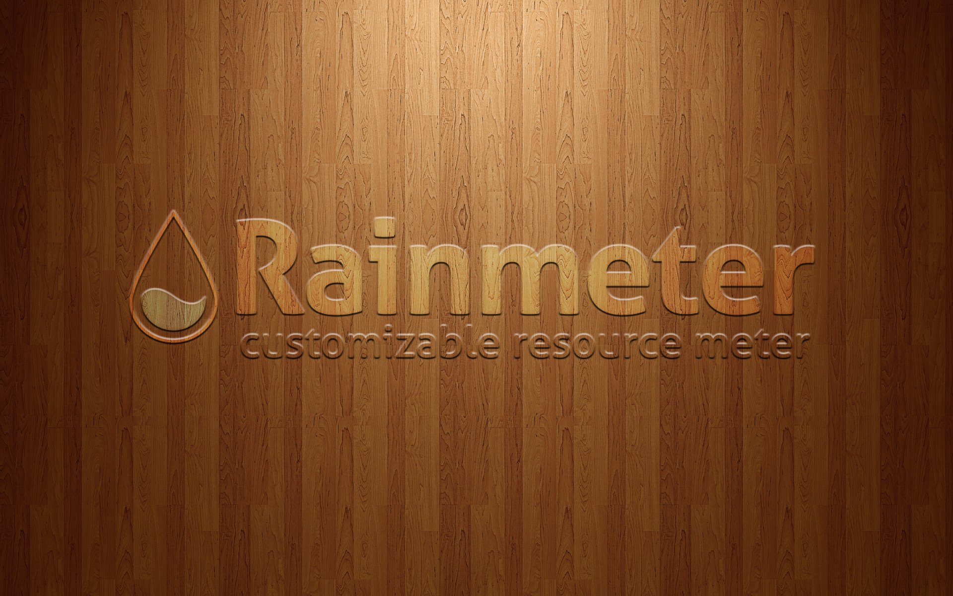 Rainmeter Wood by The_Sarge