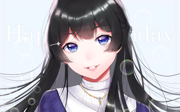 Tsukino Mito Anime Virtual Youtuber HD Desktop Wallpaper | Background Image