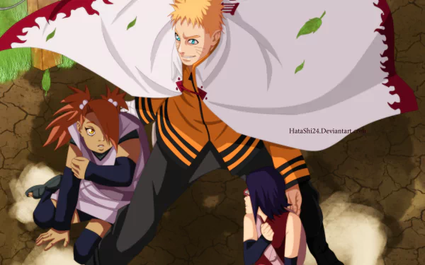 Chōchō Akimichi Sarada Uchiha Naruto Uzumaki Anime Boruto HD Desktop Wallpaper | Background Image