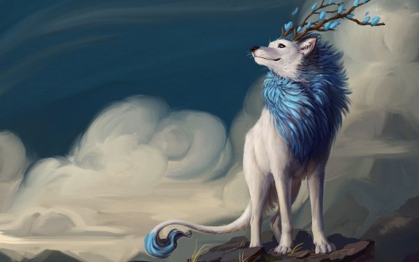 Fantasy Creature Wolf HD Wallpaper | Background Image