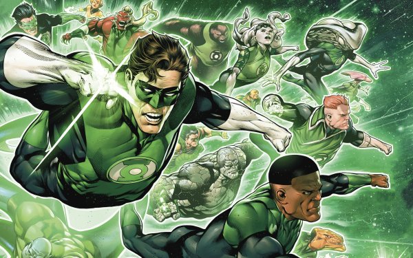Comics Green Lantern Corps Green Lantern Hal Jordan DC Comics John Stewart Guy Gardner Kyle Rayner Arisia Rrab HD Wallpaper | Background Image