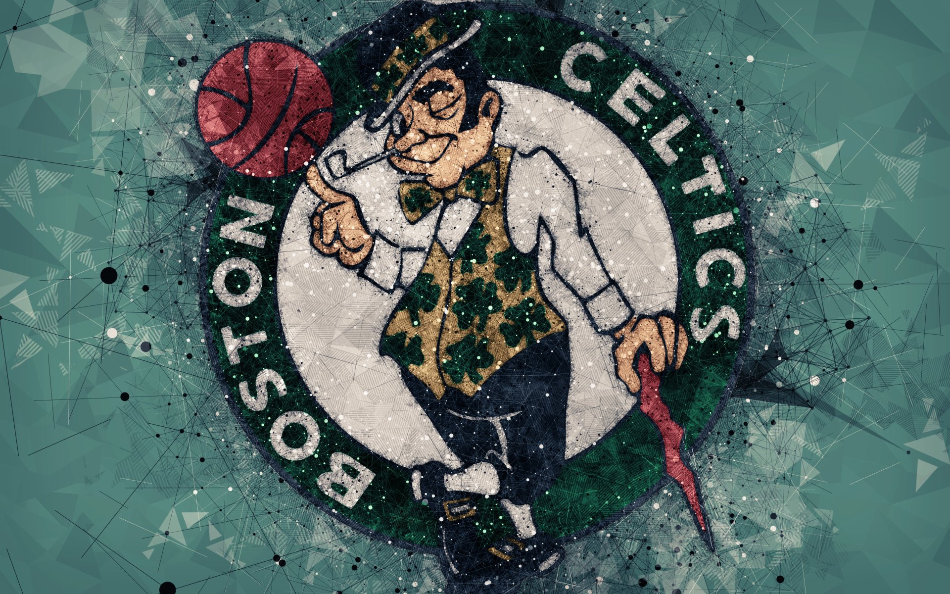 3840x2400 Boston Celtics Logo Wallpaper Background Image. 