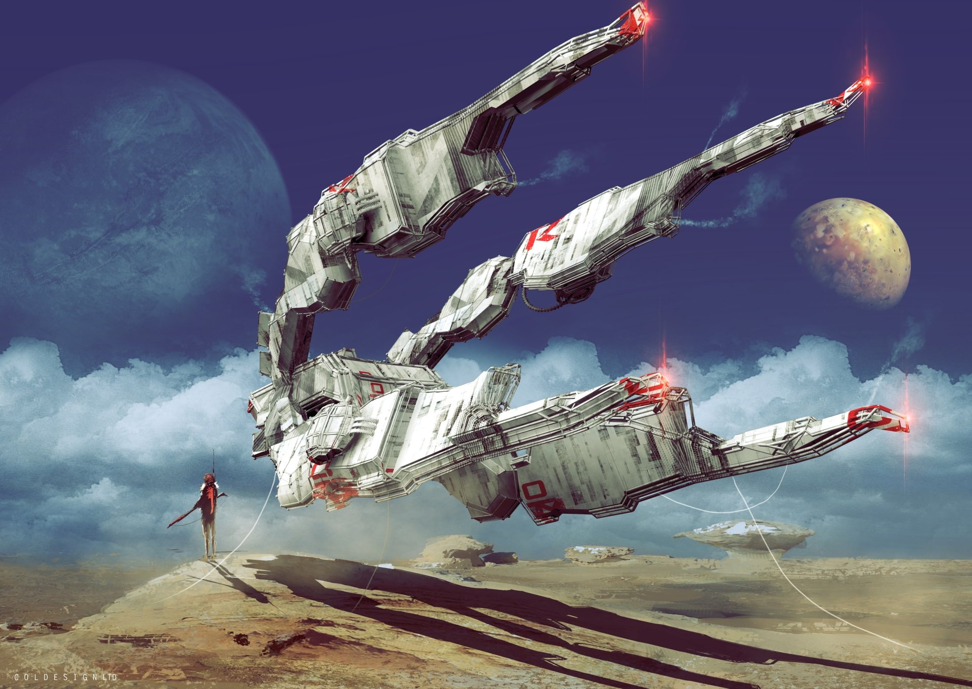 Download Sci Fi Spaceship 4k Ultra HD Wallpaper | 5961x4224 | Wallpaper ...