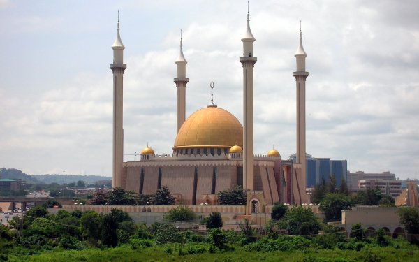 Religious Abuja National Mosque Mosques Mosque Building HD Wallpaper | Background Image