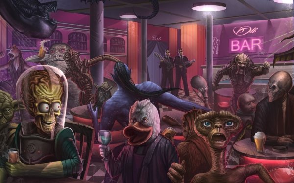 Sci Fi Alien Men In Black Avatar Mars Attacks Predator Star Wars E.T. HD Wallpaper | Background Image