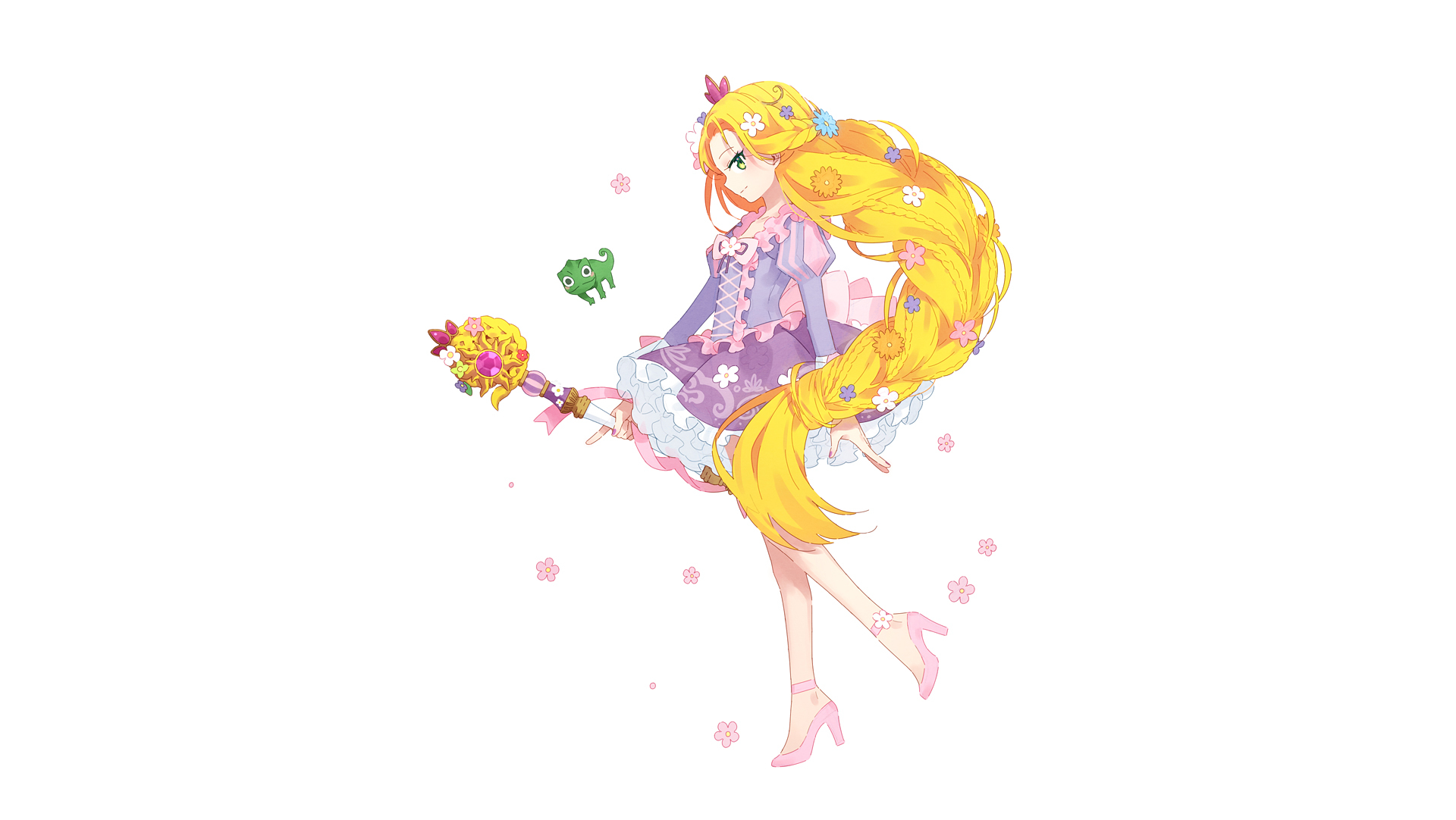 Download Pascal (Tangled) Rapunzel Movie Tangled HD Wallpaper by hakusai
