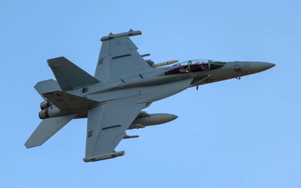 warplane aircraft jet fighter military Boeing EA-18G Growler HD Desktop Wallpaper | Background Image