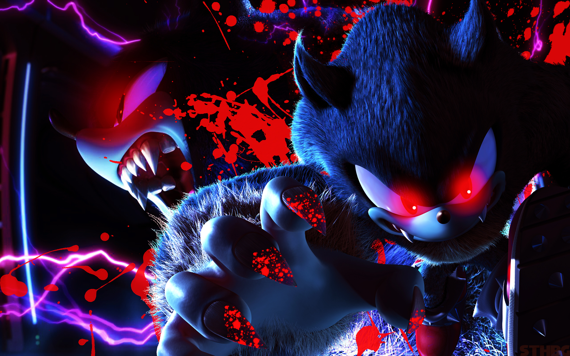 Hyper Sonic Wallpaper by JackTheKnight by JackTheKnight