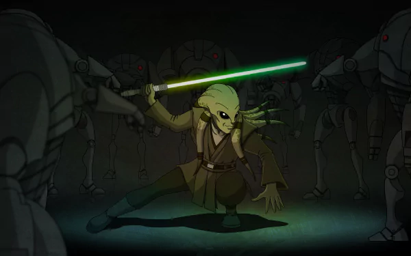 Kit Fisto TV Show Star Wars: The Clone Wars (2008) HD Desktop Wallpaper | Background Image