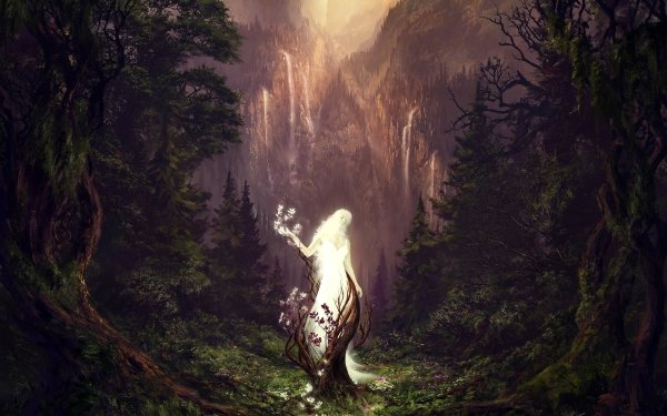 Fantasy Women Spirit Forest Dryad HD Wallpaper | Background Image