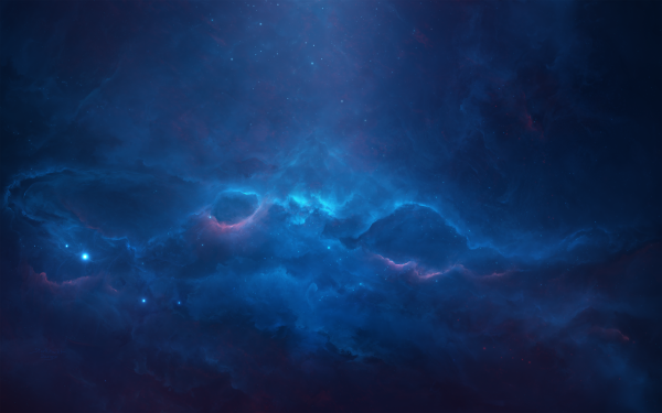 Sci Fi Nebula Space Blue HD Wallpaper | Background Image