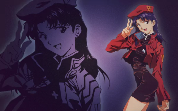 Misato Katsuragi Anime Neon Genesis Evangelion HD Desktop Wallpaper | Background Image