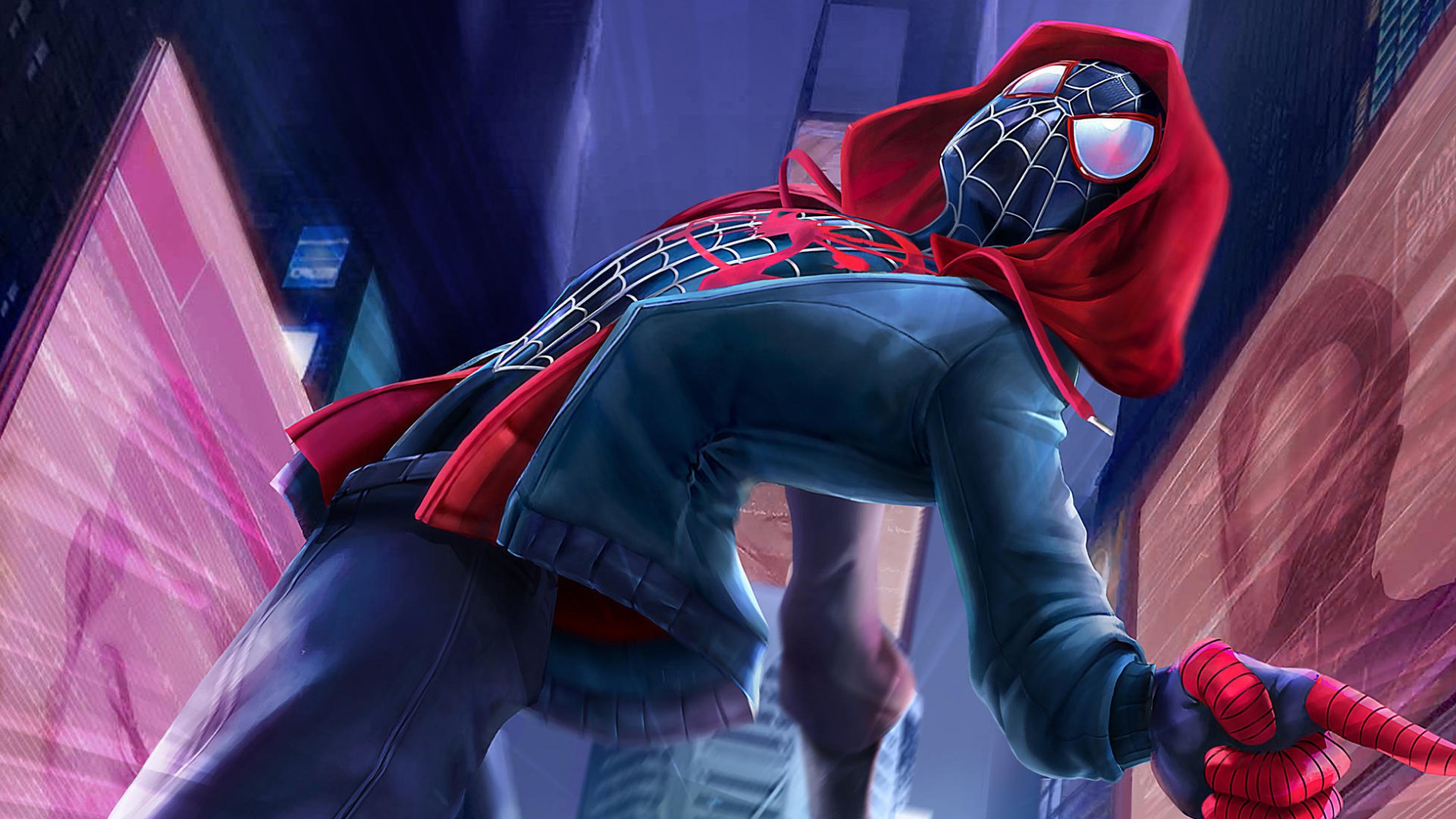 Download Miles Morales Movie Spider-Man: Into The Spider-Verse HD Wallpaper