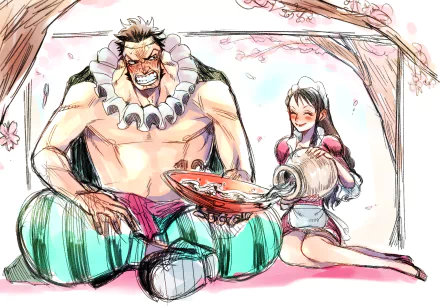 Baby 5 (One Piece) Sai (One Piece) Anime One Piece HD Desktop Wallpaper | Background Image