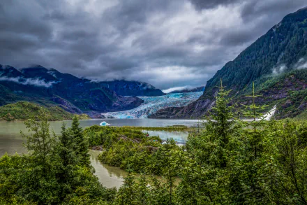 Alaska nature lake HD Desktop Wallpaper | Background Image