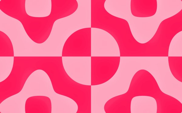 Abstract Pink Colorful Shapes HD Wallpaper | Background Image