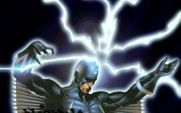 Comic Black Bolt HD Desktop Wallpaper | Background Image